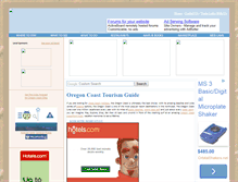 Tablet Screenshot of oregoncoasttourism.com